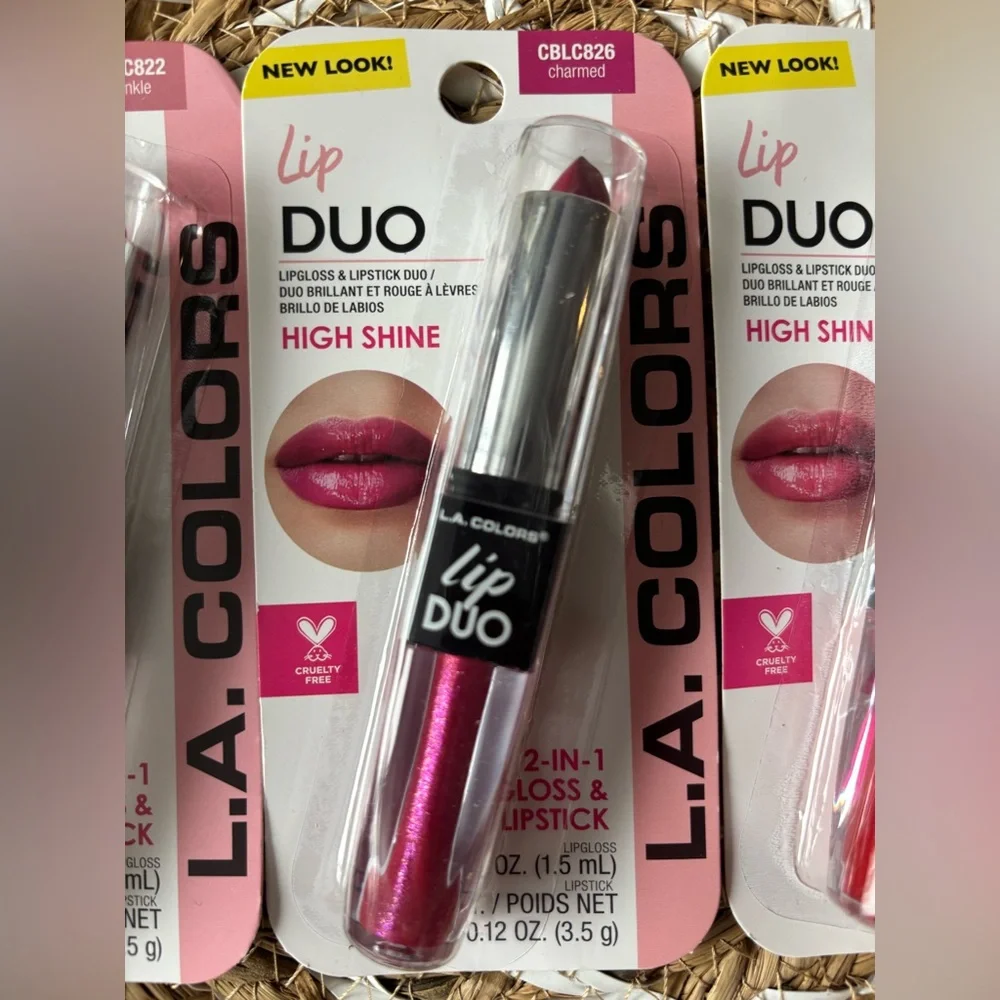 HIGH SHINE LIPGLOSS & LIPSTICK DUO Set of 3